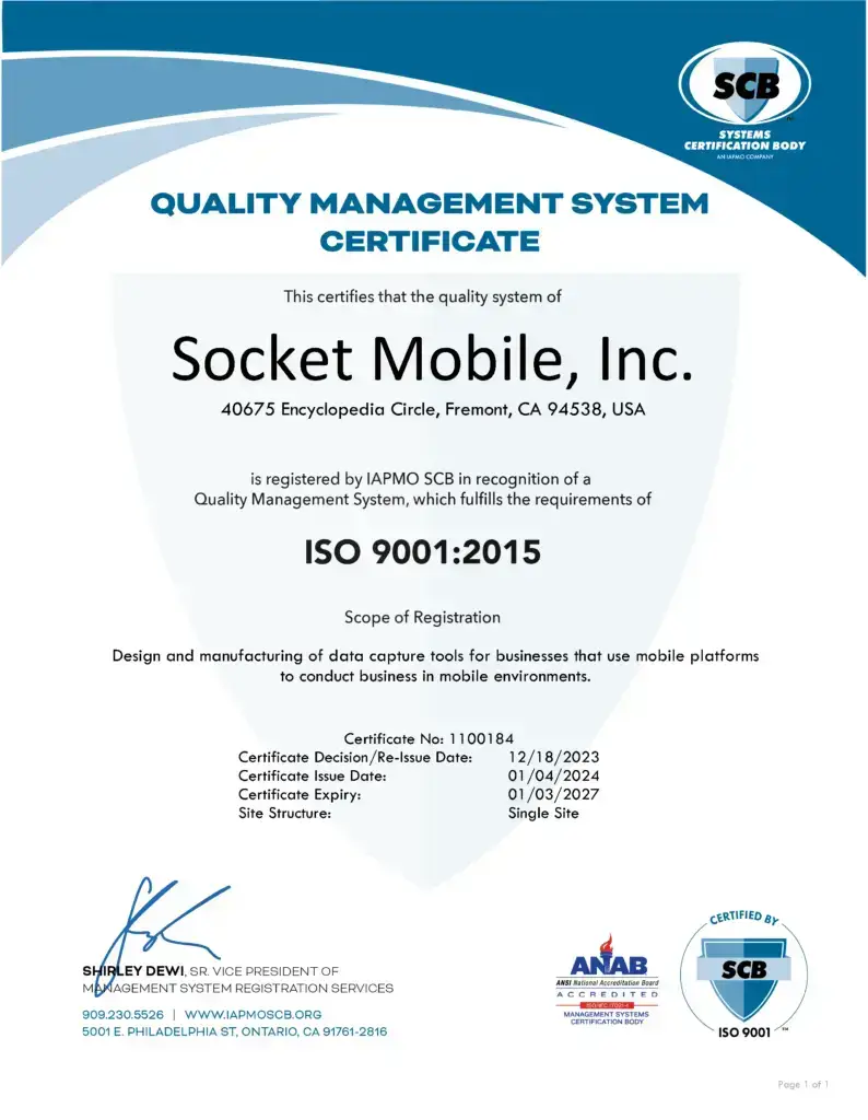 iso 9001 certification 1